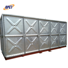 Hot Dip Galvanized Modular Aço parafusado Tanque de água